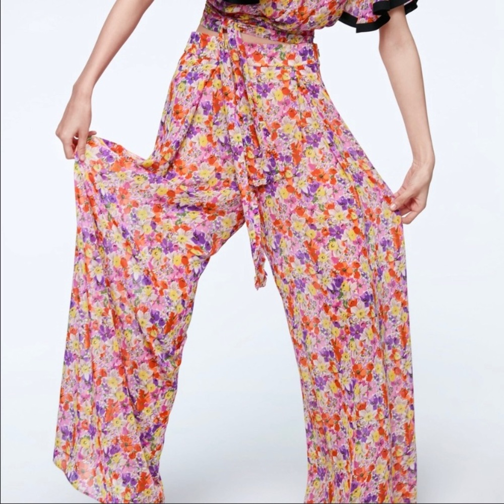 Two piece palazzo pants set